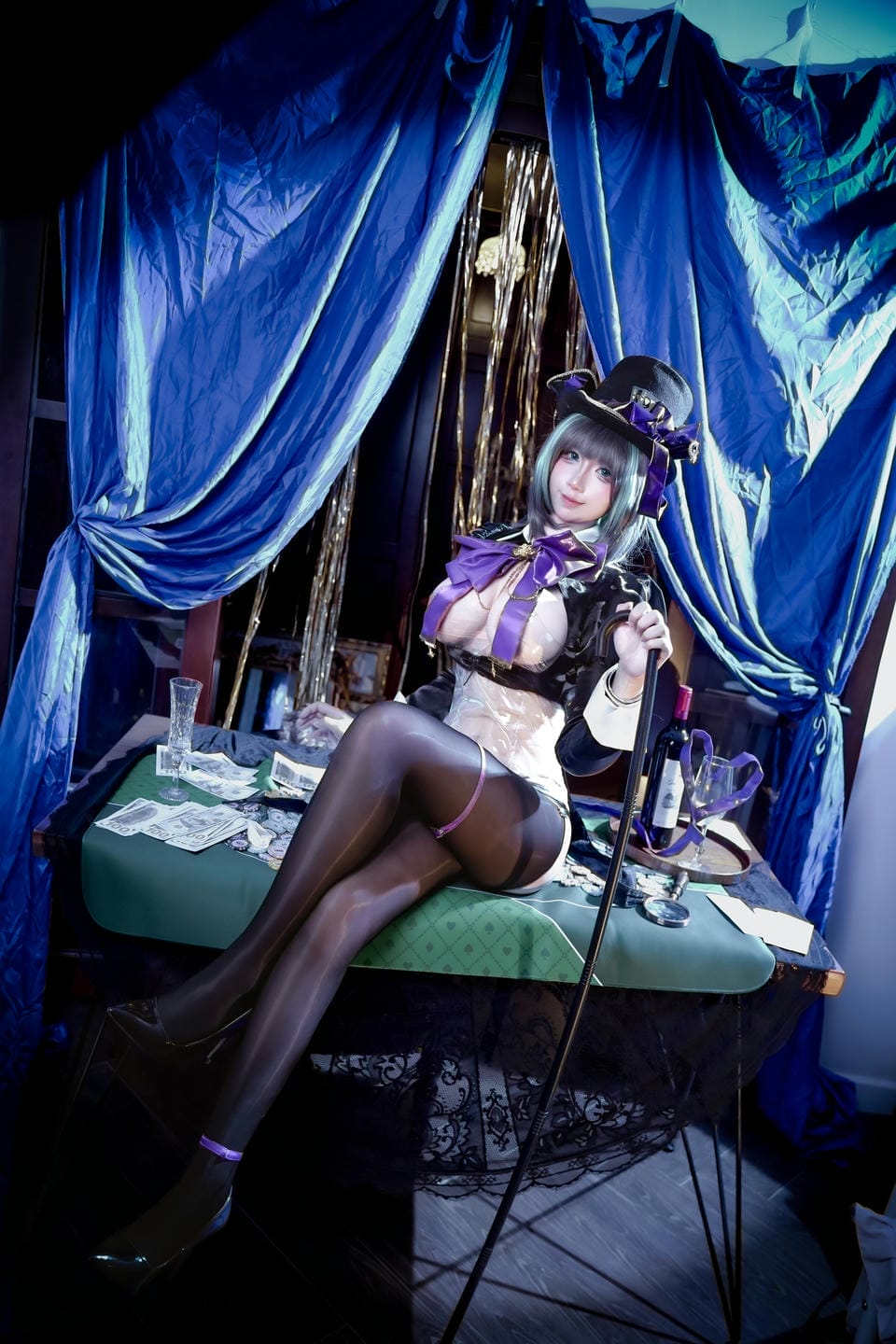 九曲Jean - 碧蓝航线 柴郡·绚烂夜梦 [40P-431MB] 1 (9).jpg